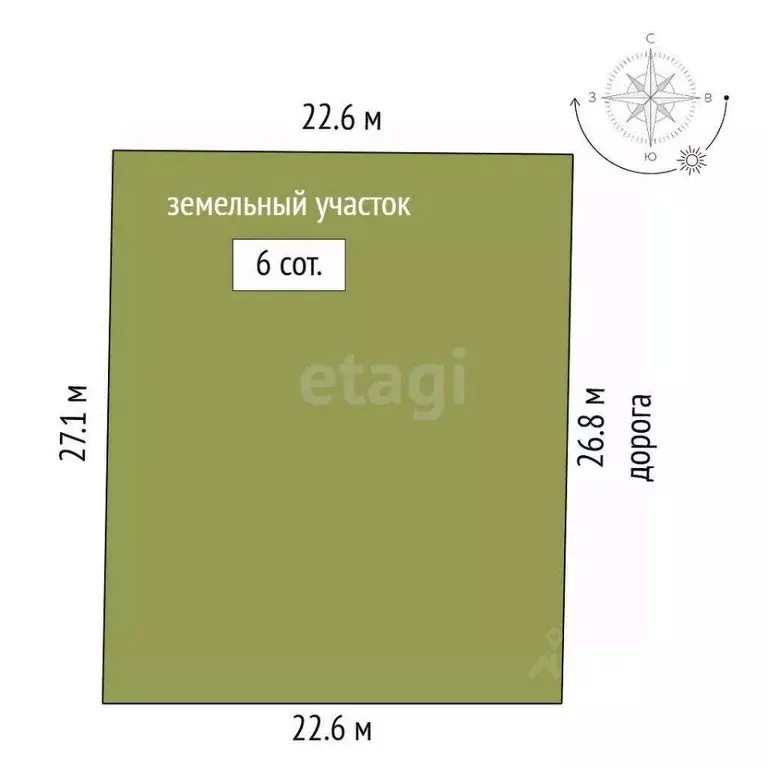 Участок в Крым, Симферопольский район, 3-й массив садовые участки ул. ... - Фото 2