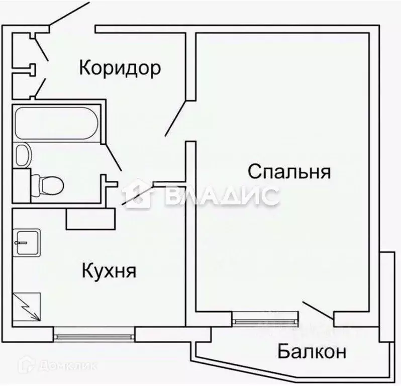 1-к кв. Москва ул. Седова, 8К1 (38.6 м) - Фото 2