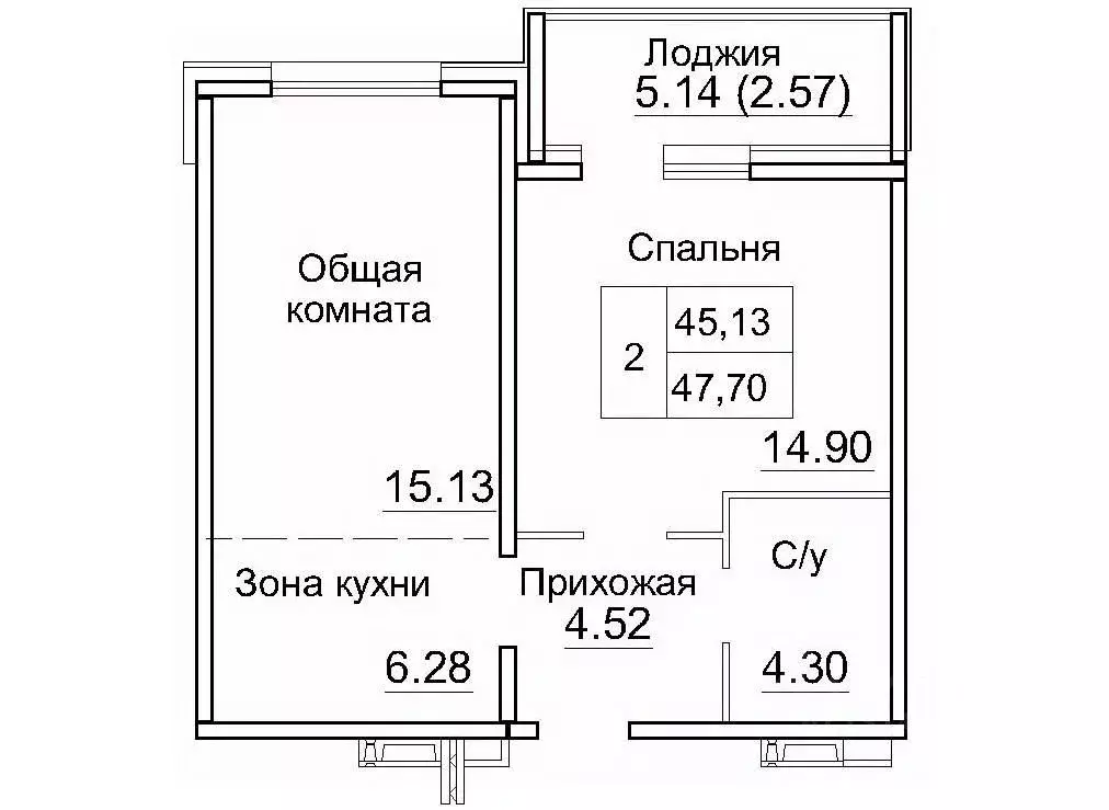 2-к кв. Новосибирская область, Новосибирский район, Краснообск рп, 3-й ... - Фото 0