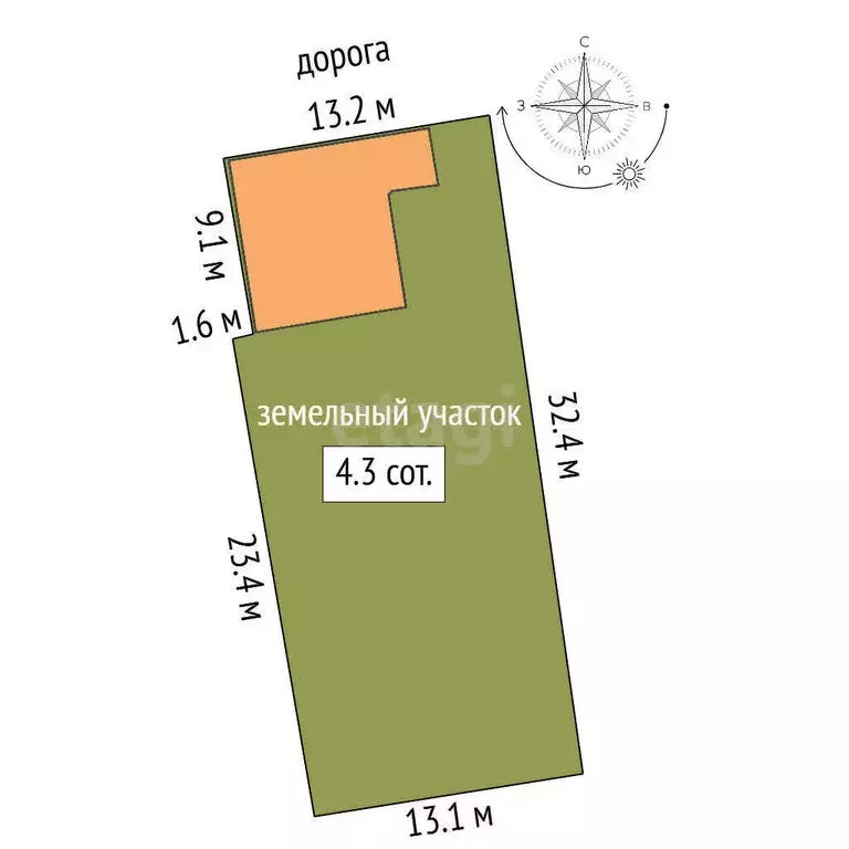 Дом в Заводоуковск, улица Туберкулёзный Санаторий (54.7 м) - Фото 2