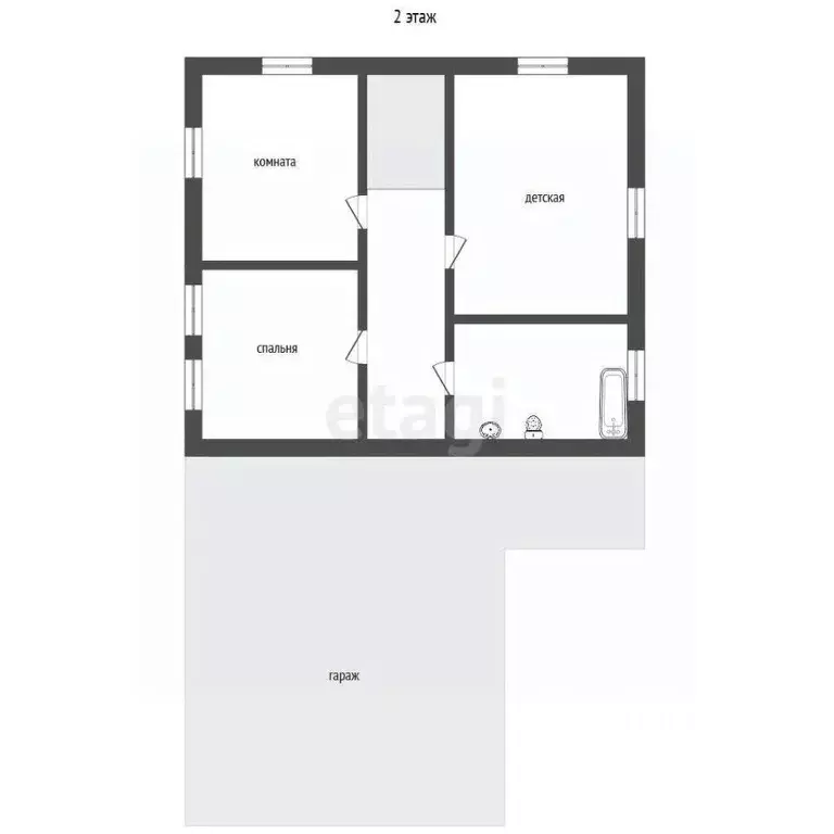 Дом в Омская область, Омский район, Пушкинское с/пос, д. Ракитинка ул. ... - Фото 2