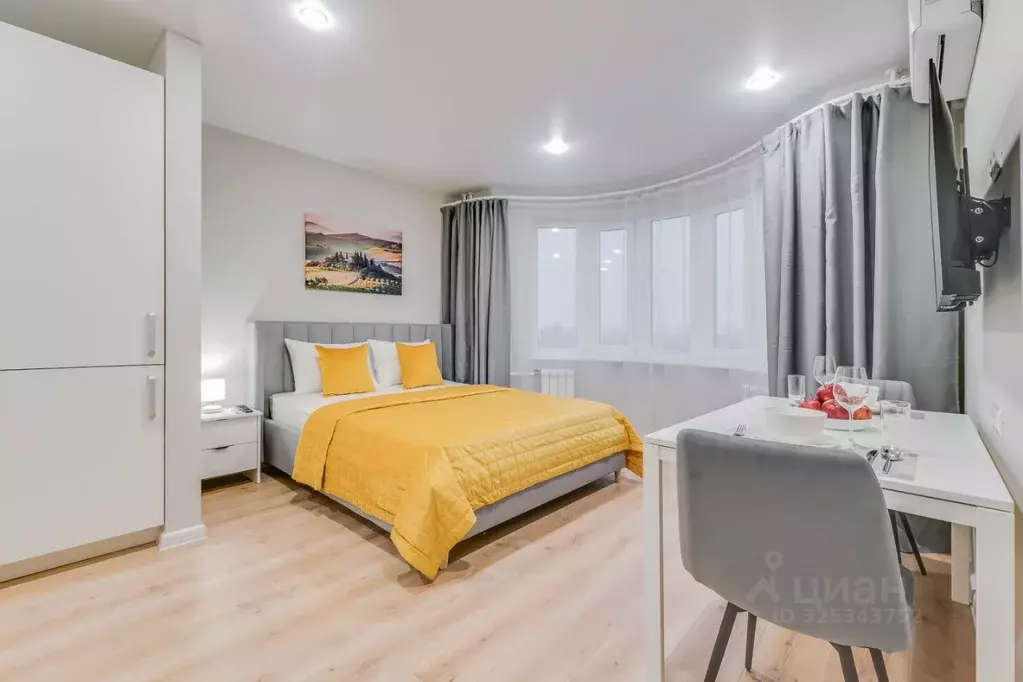 Студия Москва Новгородская ул., 37 (30.0 м) - Фото 1