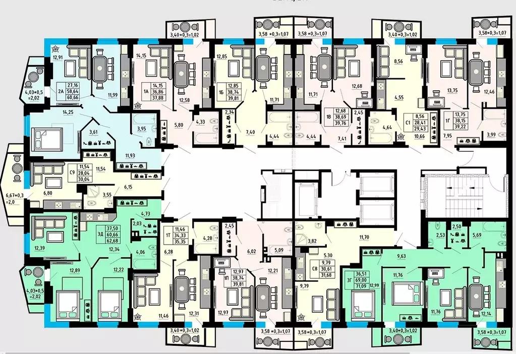 1-к кв. Ростовская область, Ростов-на-Дону, Нахичевань ул. 23-я Линия, ... - Фото 2