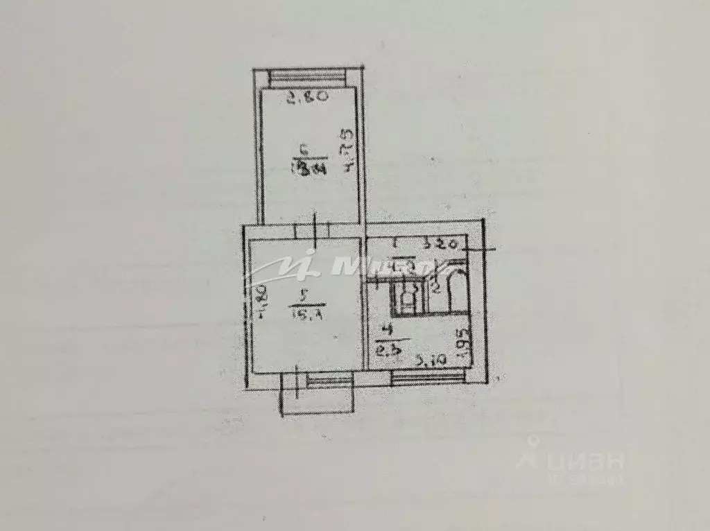 2-к кв. Крым, Симферопольский район, Молодежное пгт ул. Строителей, 7 ... - Фото 2