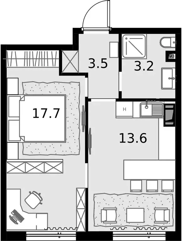 1-комнатная квартира: Москва, Отрадная улица, 4А (38 м) - Фото 0