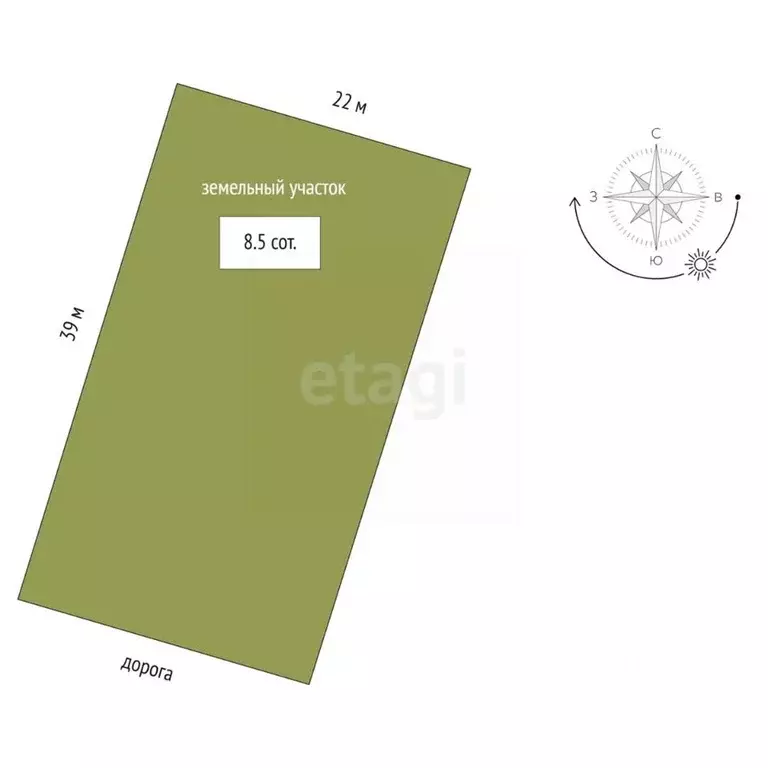 Участок в Саха (Якутия), Якутск Покровский тракт, 13 км (8.5 сот.) - Фото 2