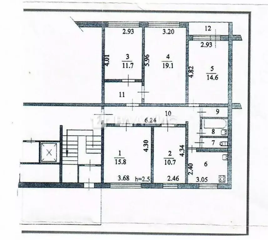 5-к кв. Пензенская область, Пенза просп. Строителей, 25 (101.6 м) - Фото 2