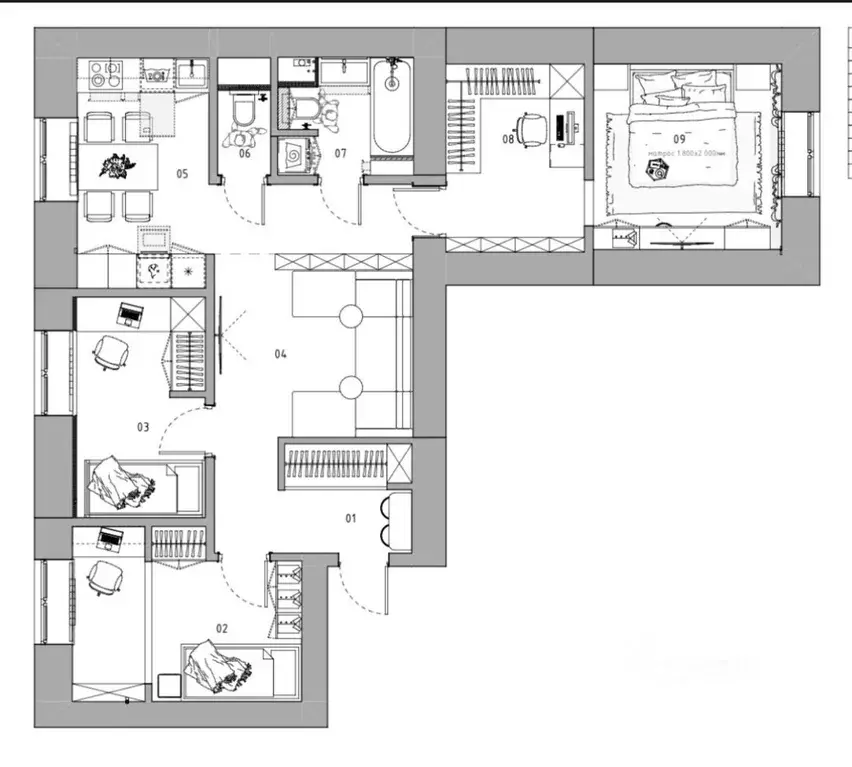 3-к кв. Москва ул. Земляной Вал, 52/16С2 (74.97 м) - Фото 2