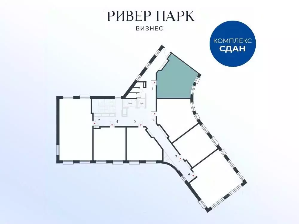 Офис в Москва ул. Корабельная, 2 (45 м) - Фото 2
