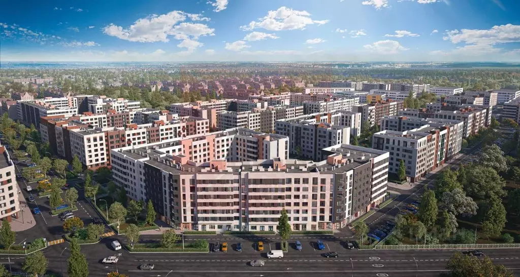 2-к кв. Калининградская область, Гурьевск Включи жилой комплекс (60.77 ... - Фото 1