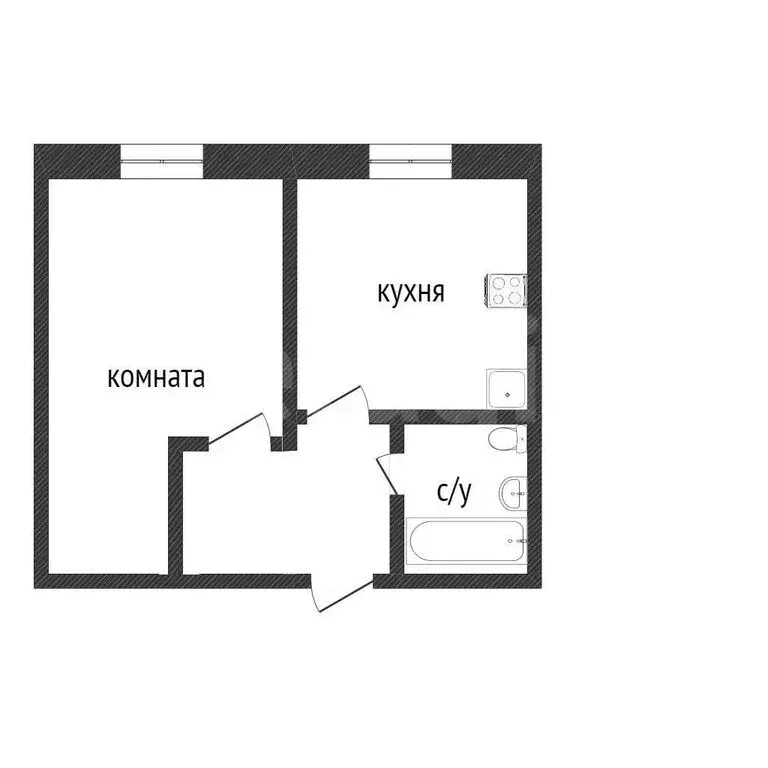 1-комнатная квартира: Курган, жилой район Заозёрный, 6-й микрорайон, ... - Фото 1