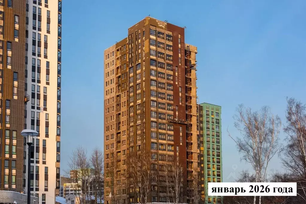 Студия Москва Скандинавия жилой комплекс, 37.2.1 (23.6 м) - Фото 0