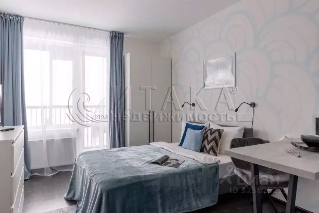 Студия Санкт-Петербург ул. Верхне-Каменская, 11к1 (24.7 м) - Фото 2