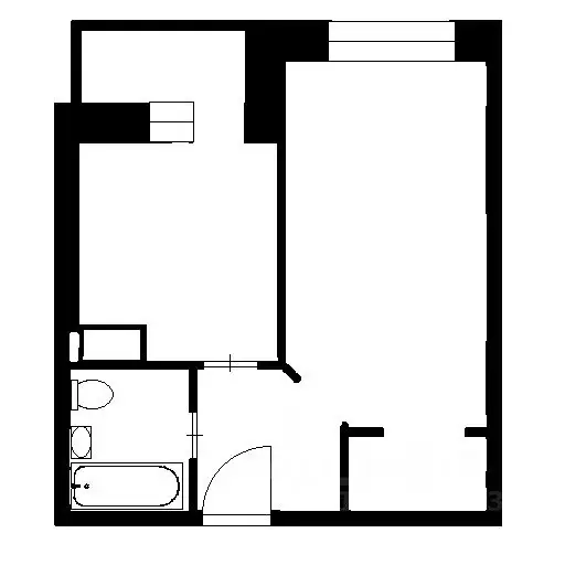 1-к кв. Ленинградская область, Всеволожский район, пос. Бугры ул. ... - Фото 1