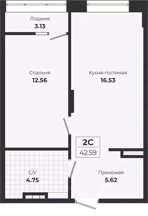 1-к кв. Новосибирская область, Новосибирск Лесоперевалка мкр, Ясный ... - Фото 0