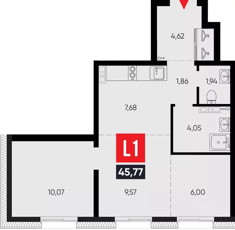 3-к кв. Иркутская область, Иркутск ул. Ширямова (45.77 м) - Фото 0