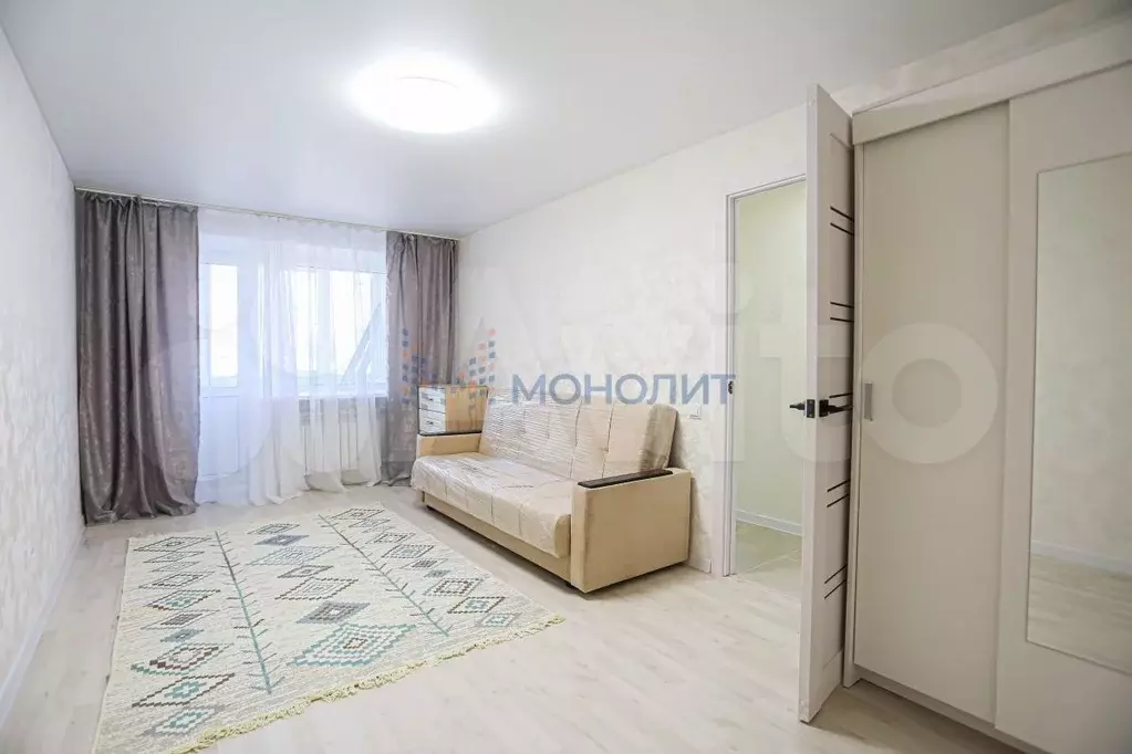 1-к. квартира, 33 м, 5/5 эт. - Фото 1