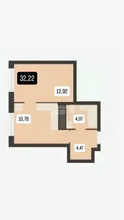 1-к кв. Свердловская область, Екатеринбург ул. Академика Ландау, 39 ... - Фото 2