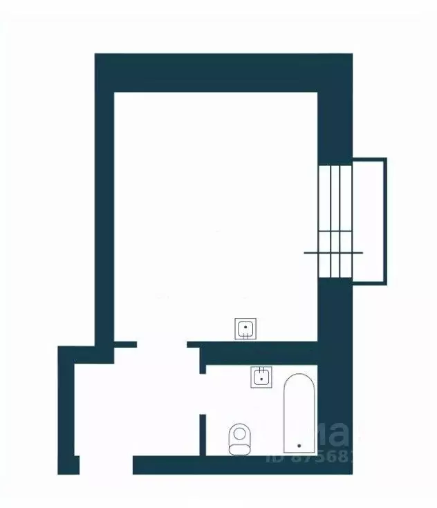 Студия Новосибирская область, Новосибирск Большая ул., 622 (25.4 м) - Фото 2