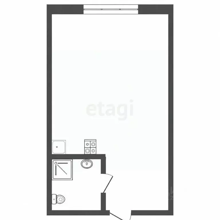 Студия Краснодарский край, Анапа Крестьянская ул., 27к2 (14.0 м) - Фото 2