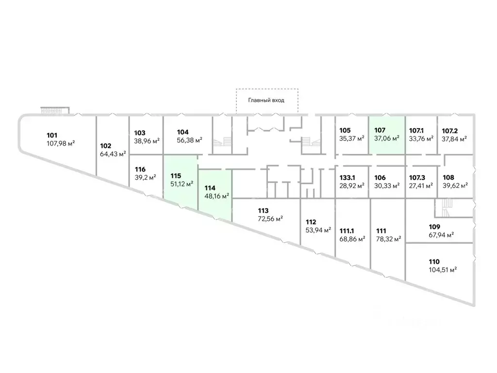 Офис в Санкт-Петербург Гранитная ул., 51 (136 м) - Фото 2