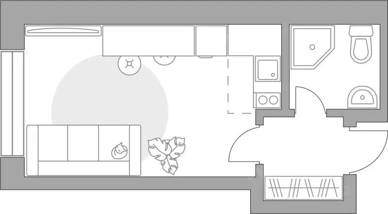 Студия Московская область, Балашиха 39-й мкр, Пехра жилой комплекс, к8 ... - Фото 0