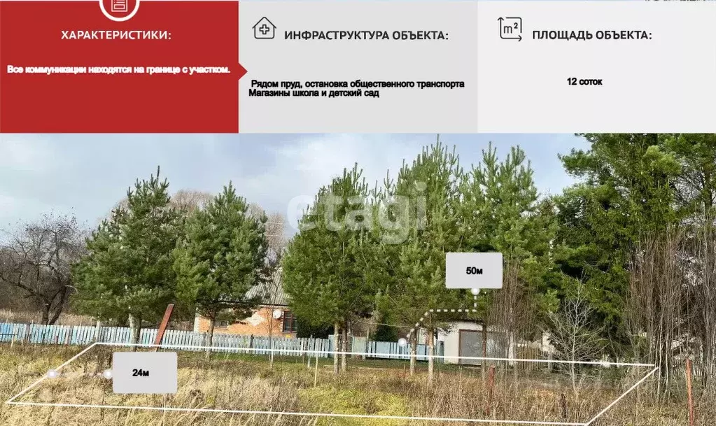 Участок в Тульская область, Богородицк  (12.0 сот.) - Фото 1