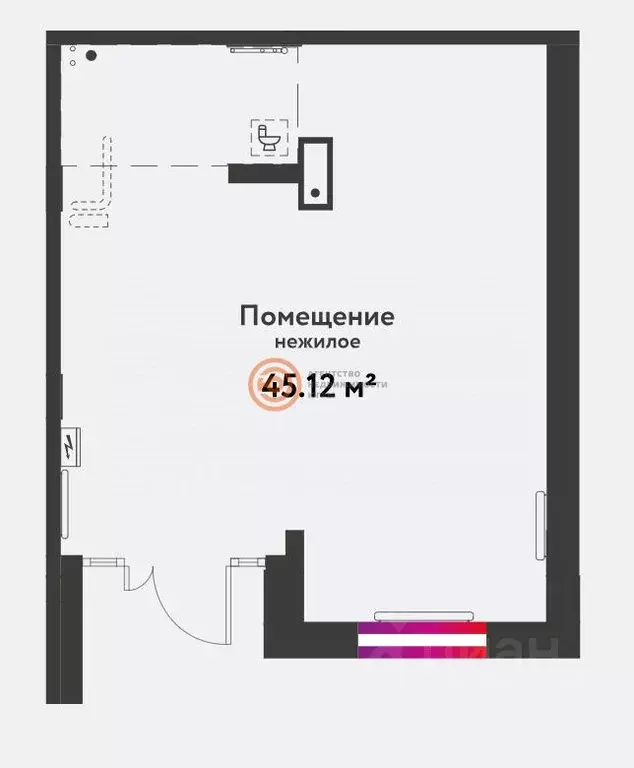 Помещение свободного назначения в Тюменская область, Тюмень ул. 50 лет ... - Фото 1