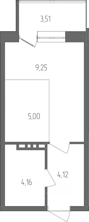 1-к кв. Пермский край, Пермь ул. Танцорова, 42 (24.29 м) - Фото 1