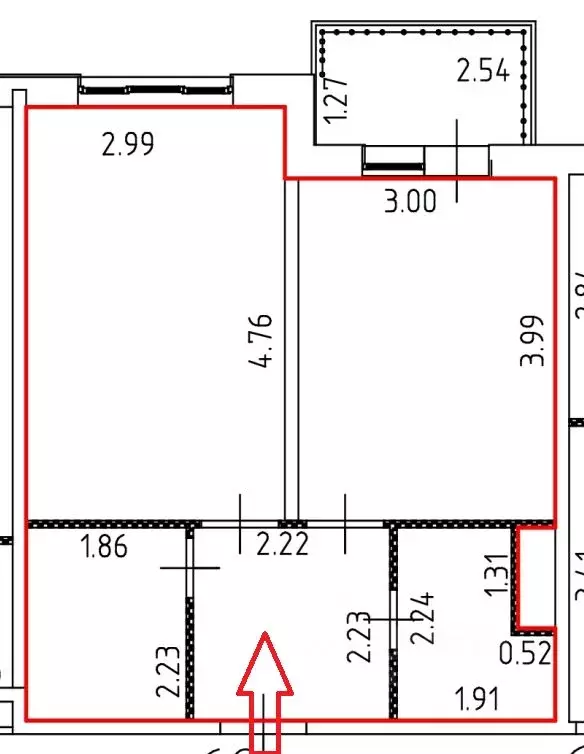 1-к кв. Московская область, Пушкинский городской округ, с. Тарасовка, ... - Фото 1