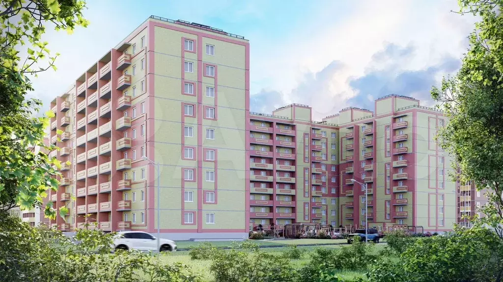1-к. квартира, 41,1 м, 6/9 эт. - Фото 1