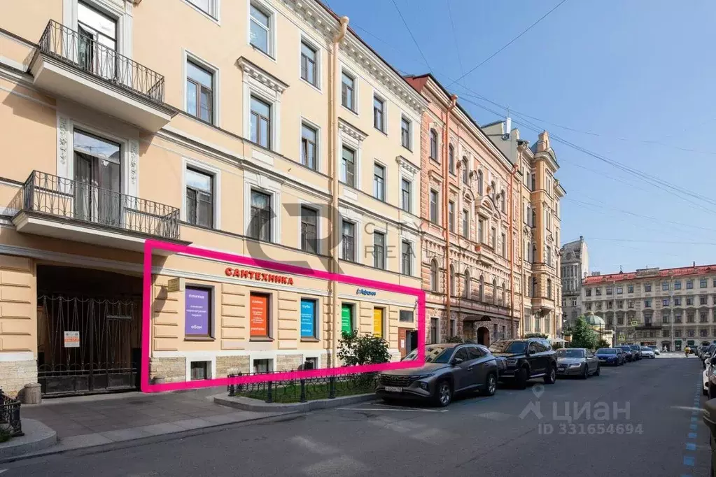 Помещение свободного назначения в Санкт-Петербург Моховая ул., 42 (140 ... - Фото 1