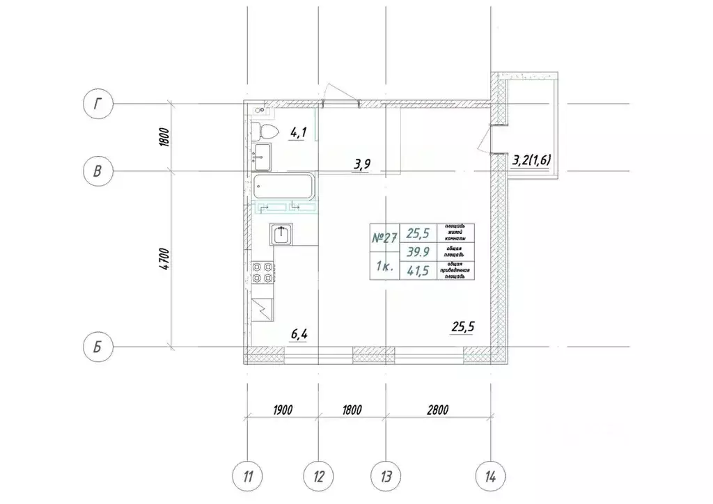 1-к кв. Приморский край, Большой Камень ул. Ленина, 14 (41.5 м) - Фото 1