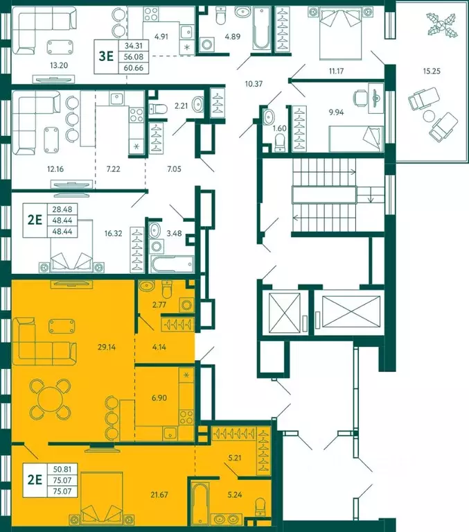 1-к кв. Башкортостан, Уфа ул. Авроры, 18к1 (75.0 м) - Фото 2