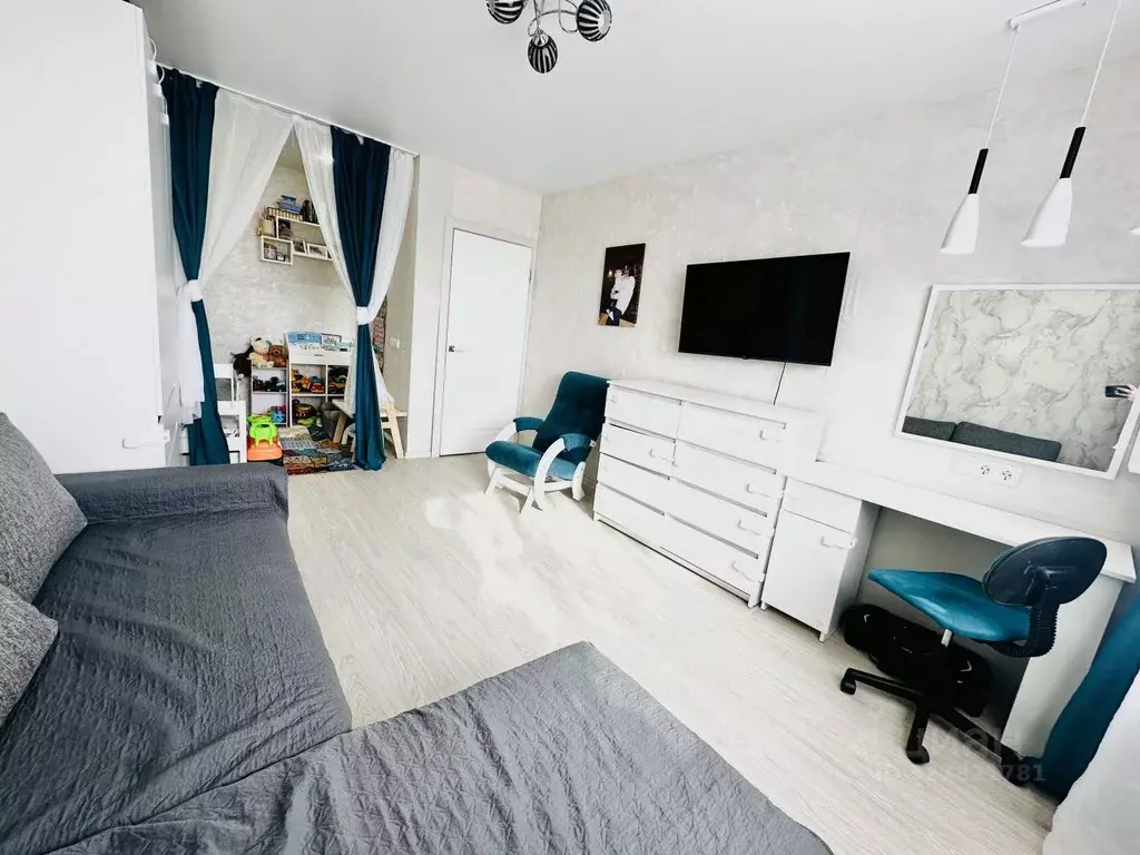 1-к кв. Нижегородская область, Бор ул. Луначарского, 197 (34.2 м) - Фото 1