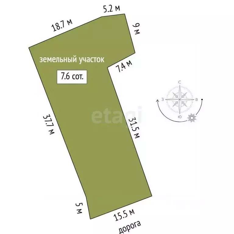 Участок в Тюменская область, Тюмень городской округ, пос. Утешевский ... - Фото 2