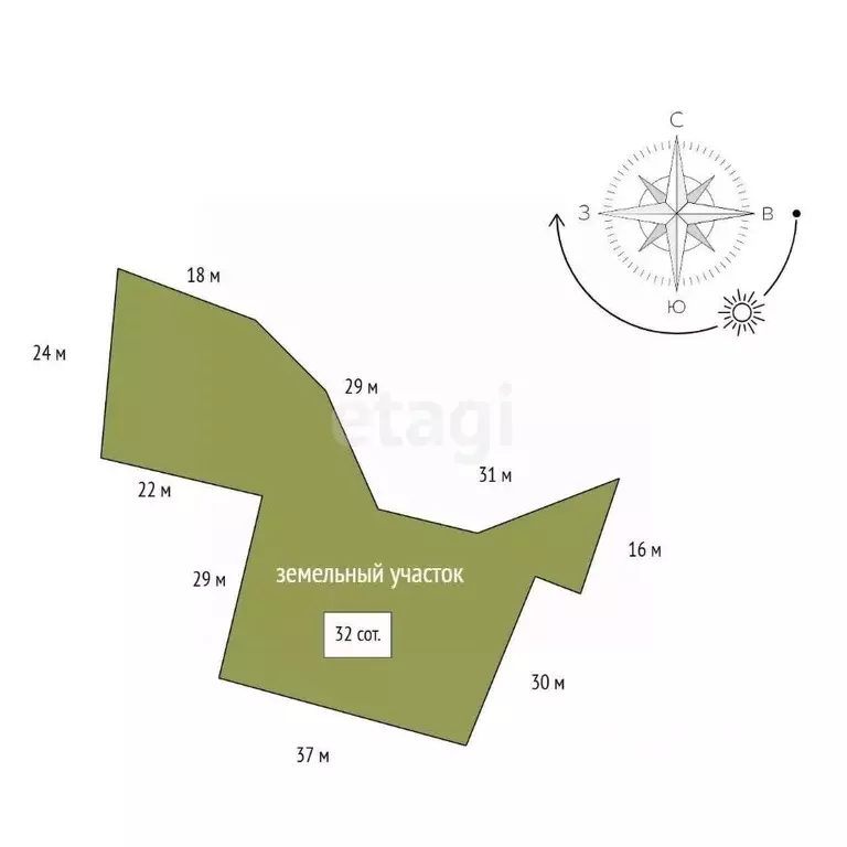 Участок в Красноярский край, Емельяновский муниципальный округ, д. ... - Фото 2