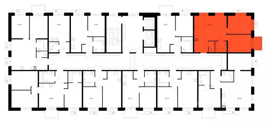 2-к кв. Бурятия, Улан-Удэ Советская ул., 9 (53.32 м) - Фото 2