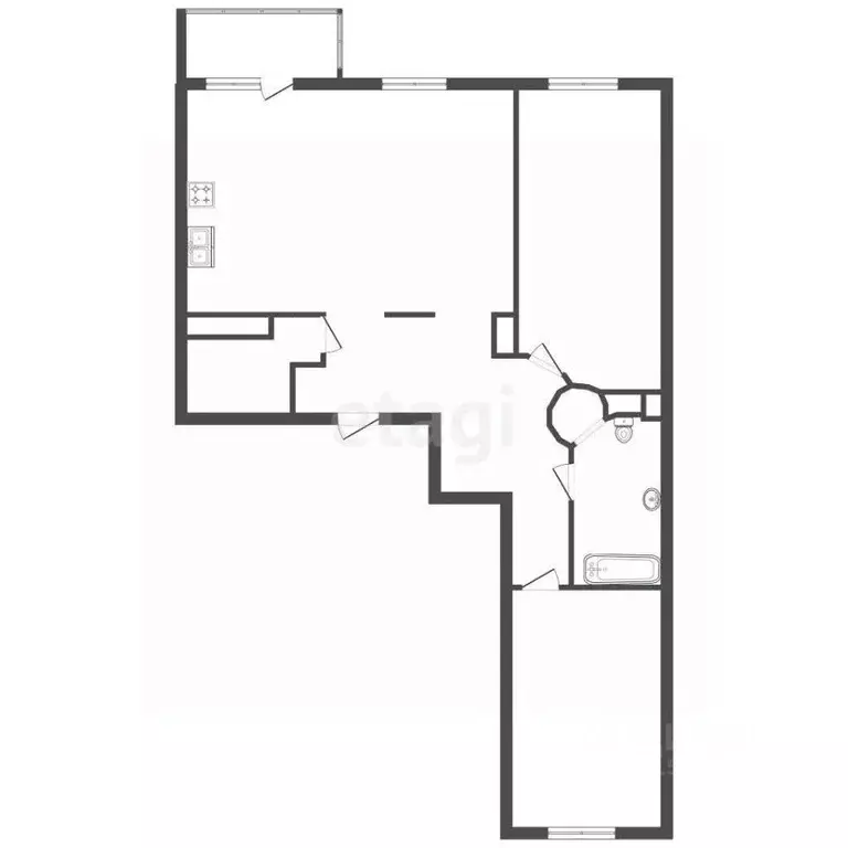 2-к кв. Санкт-Петербург ул. Есенина, 1А (92.8 м) - Фото 2