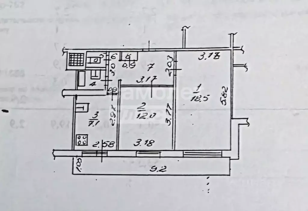 2-к кв. Липецкая область, Липецк Звездная ул., 4/3 (50.4 м) - Фото 2