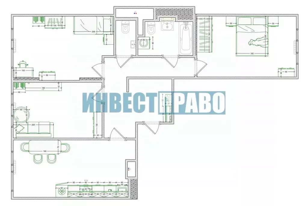 4-к кв. Москва Ленинградское ш., 229Ак1 (78.7 м) - Фото 2