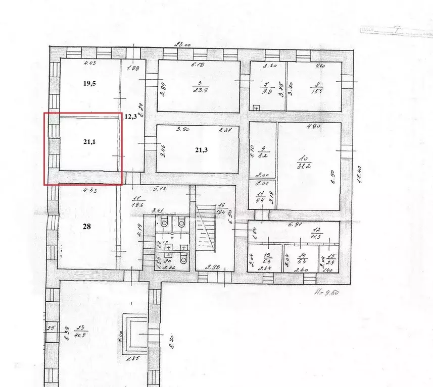 Офис в Татарстан, Казань ул. Ирек, 1 (21 м) - Фото 1
