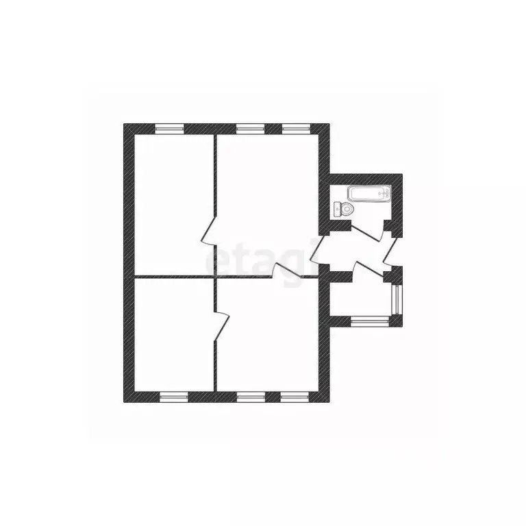 Дом в Белгородская область, Волоконовский район, Ютановское с/пос, с. ... - Фото 1