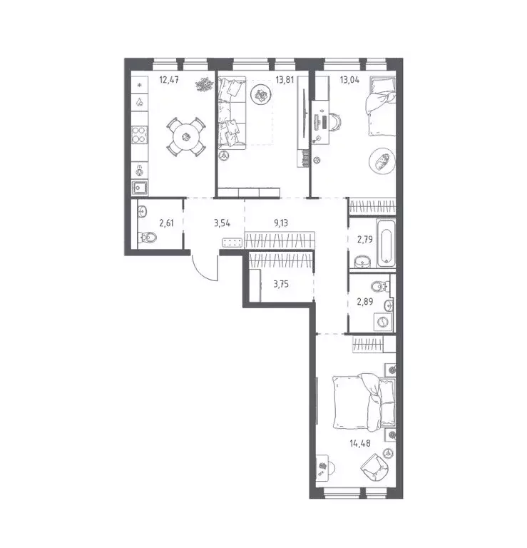 3-комнатная квартира: Балашиха, микрорайон Авиаторов, улица Колдунова, ... - Фото 1