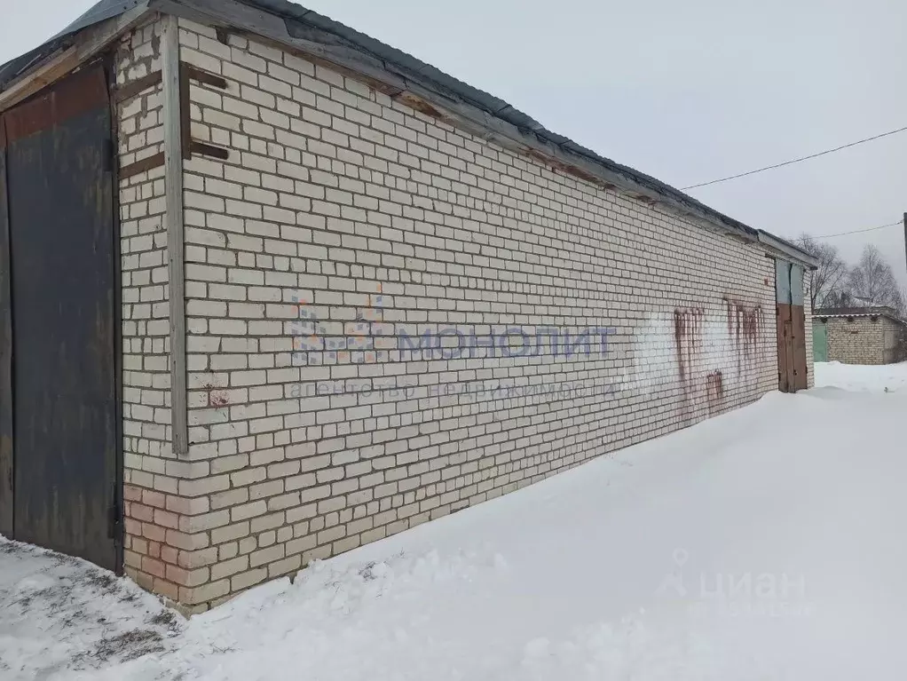 Гараж в Нижегородская область, с. Гагино ул. Жукова (160 м) - Фото 1
