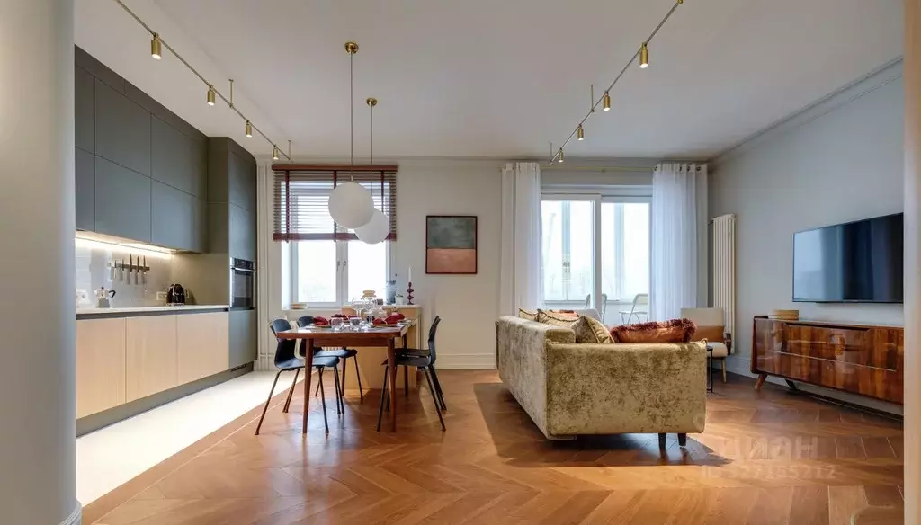 3-к кв. Москва 2-я Ямская ул., 11 (82.0 м) - Фото 2