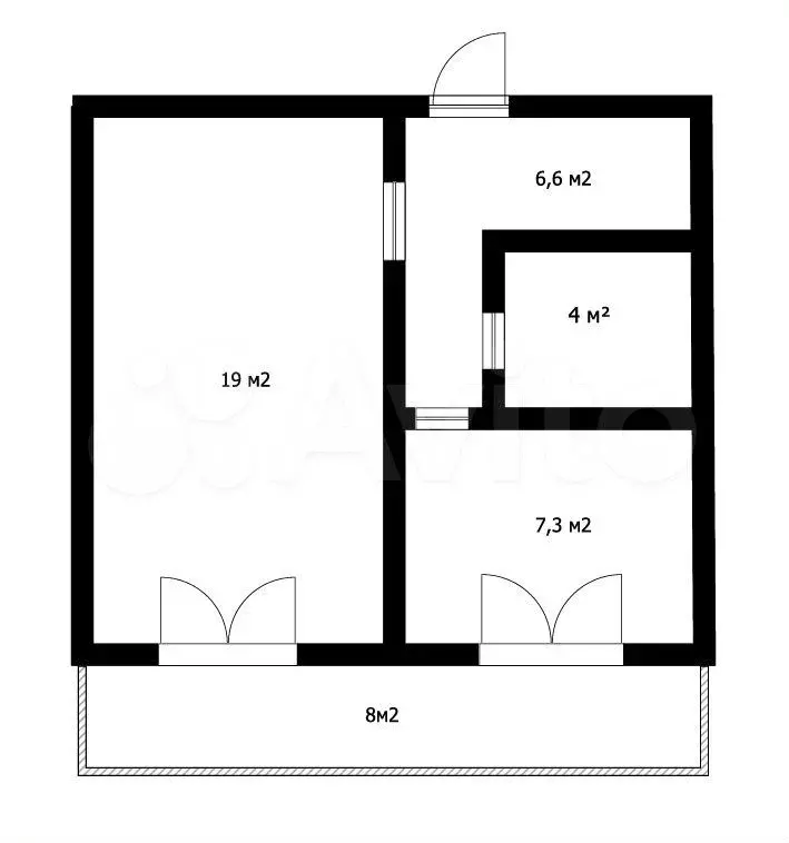 1-к. квартира, 35 м, 9/10 эт. - Фото 0