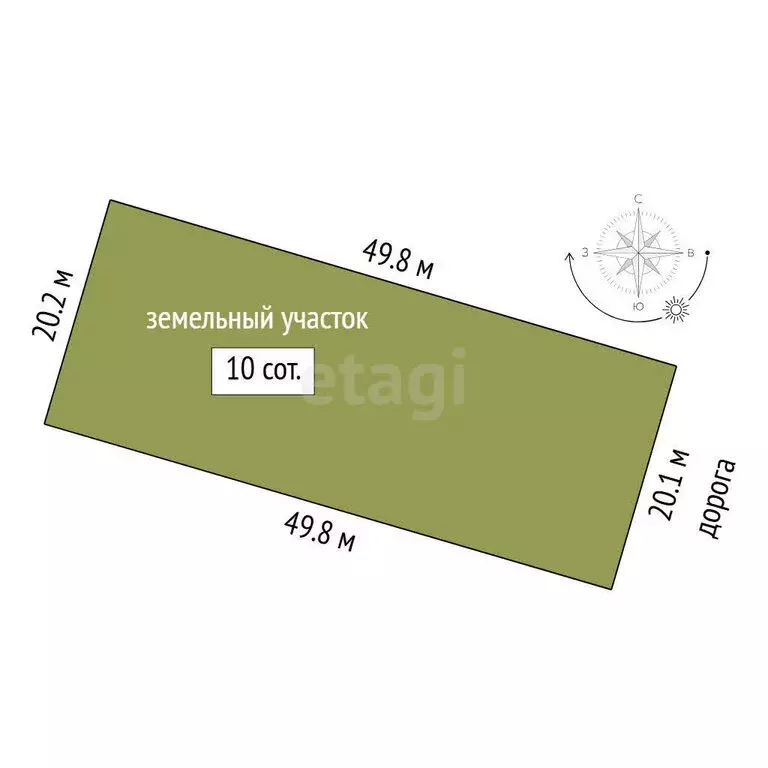 Участок в Тюменский муниципальный округ, Каменское муниципальное ... - Фото 1