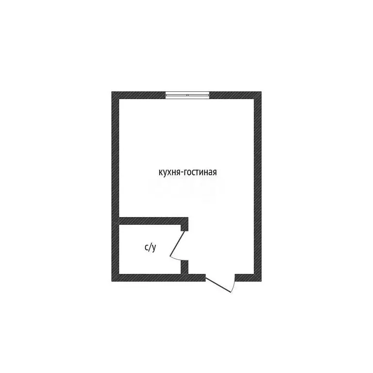 Квартира-студия: Арсеньев, улица Островского, 8 (22.7 м) - Фото 2