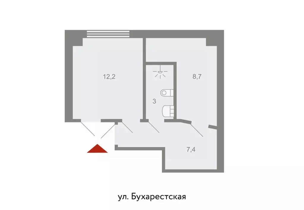 Офис в Санкт-Петербург Бухарестская ул., 142К1 (31 м) - Фото 2